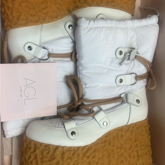 NWT Agl Lava Platform snow Apres ski boots winter cozy chic size EU37 waterproof - Picture 6 of 10